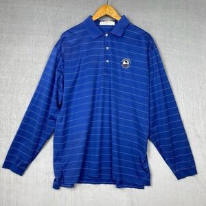 Vtg Fairway & Greene Shirt Mens L Pebble Beach Golf Links Long Sleeve Korea Made